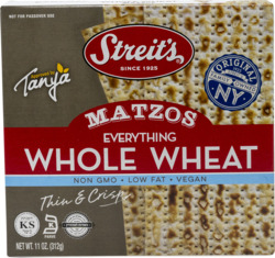 Streits Matzo W/W Everything