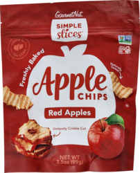 Simple Apple Chips Red 3.5Z