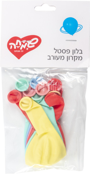 בלון מקרון פסטל מעורב