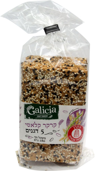 קרקרים 5 דגנים 180 גר גליסיזקה