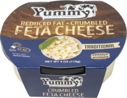 Reduced Fat Crumbled Feta Cheese