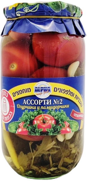 אסורטי עגבניות ומלפפ