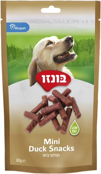בונזו חטיפוני ברווז לכלב