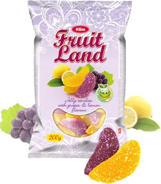 ממתק מוקצף בטעם ענבים ומלון