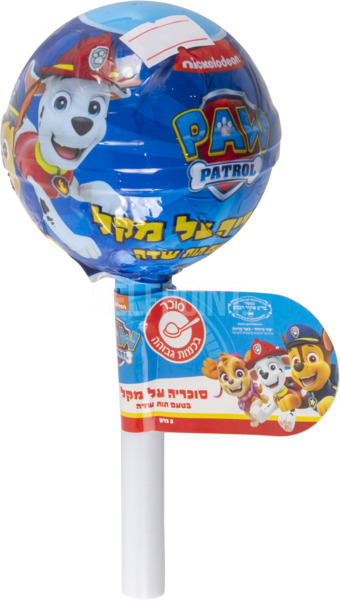 סוכריה על מקל בטעם תות שדה
