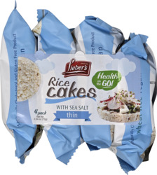 Thin Rice Cakes with Sea Salt