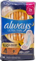 Always Ultra Thin Hvy O/N