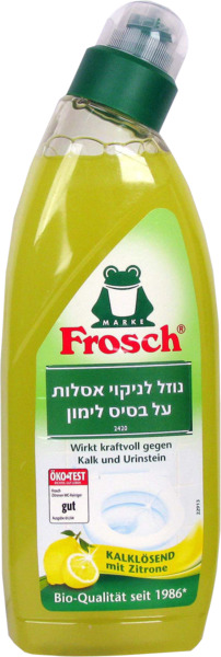 נוזל לניקוי אסלות על בסיס לימון