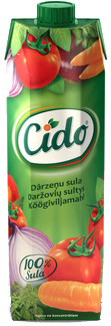 מיץ ירקות  100% 1 ליטר CIDO RIGA