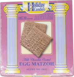 Milk Chocolate Coated Egg Matzoh