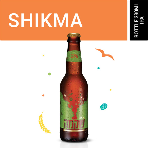 בירה שקמה IPA בקבוק 330 מ"ל