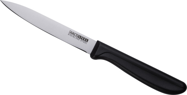 סכין חלקה 12.5 ס"מ פרו שירות שחור - ARCOSTEEL