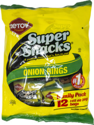 Super Onion Rings Snack Family Pack 12 ct