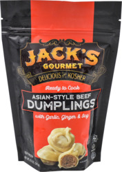 Gourmet Asian Style Beef Dumplings
