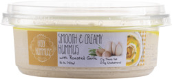 Smooth & Creamy Hummus with Roasted Garlic