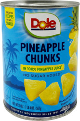 Pineapple Chunks in Pineapple Juice