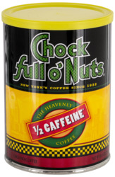 Chock Full Coffee 1/2 Caff