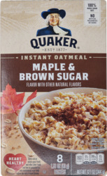Instant Oatmeal Maple & Brown Sugar