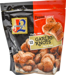 Zipped Garlic Knots Hand Tied Fluffy Bite