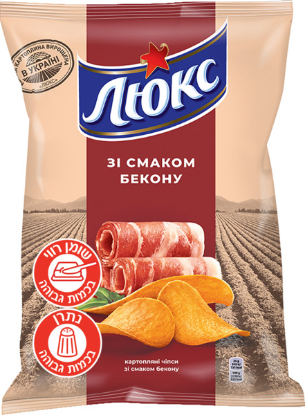 חטיפי תפ"א בטעם בייקון ליוקס 133 גרם