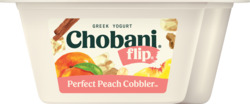 Perfect Peach Cobbler Flavored Yogurt