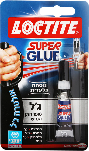 דבק סופר גלו ג`ל 3  גר`יעקובי