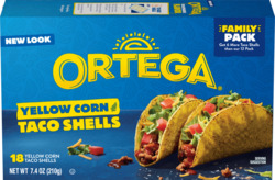 Yellow Corn Taco Shells 18 ct
