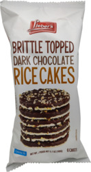 Brittle Topped Dark Chocolate Rice Cakes 60 ct