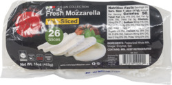 Fresh Mozzarella Thin Sliced Cheese