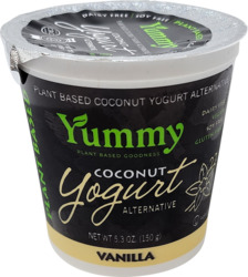 Plant Based Vanilla Coconut Yogurt Alternative