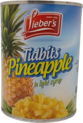 Tidbits Pineapple in Light Syrup