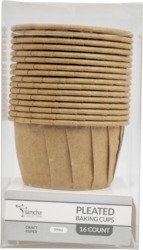 Pleated Small Baking Cups 16 ct