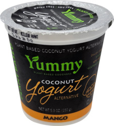 Plant Based Coconut Mango Yogurt Alternative