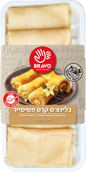 בלינצ'יס במילוי קרם וניל