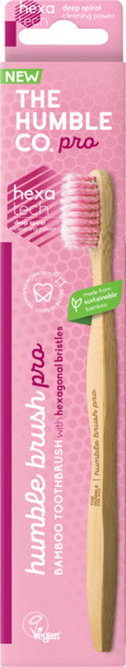 מברשת שיניים HUMBLE BRUSH ספירלית ורוד