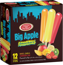 Big Apple Smackers Ices 12 ct