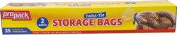 Twist Tie Storage Bags 2 Gallon
