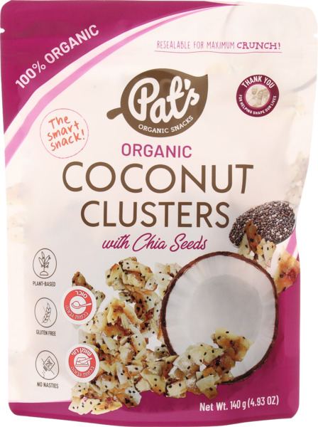 חטיף אשכולות קוקוס וצ'יה