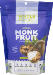 All Natural Zero Sugar Monk Fruit Sweetener