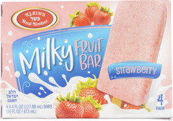 Strawberry Milky Fruit Bar 4 pk