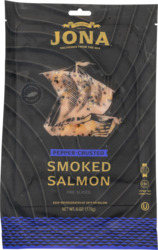 Pepper Crusted Smoked Salmon