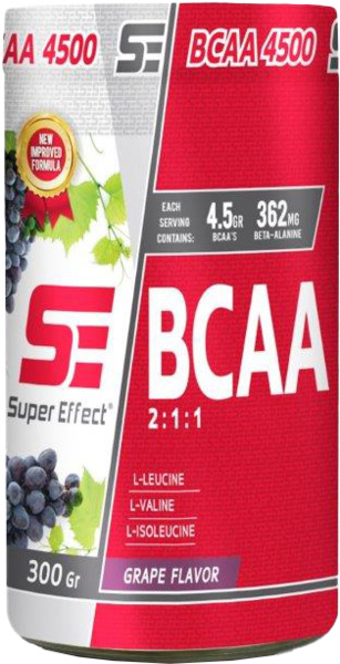 סופר אפקט BCAA  אבקה בטעם ענבים
