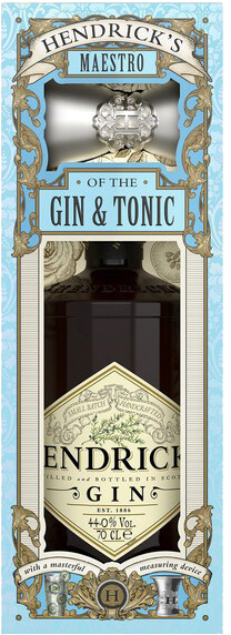 מארז גין הנדריקס פלוס גיגר 700 מ"ל