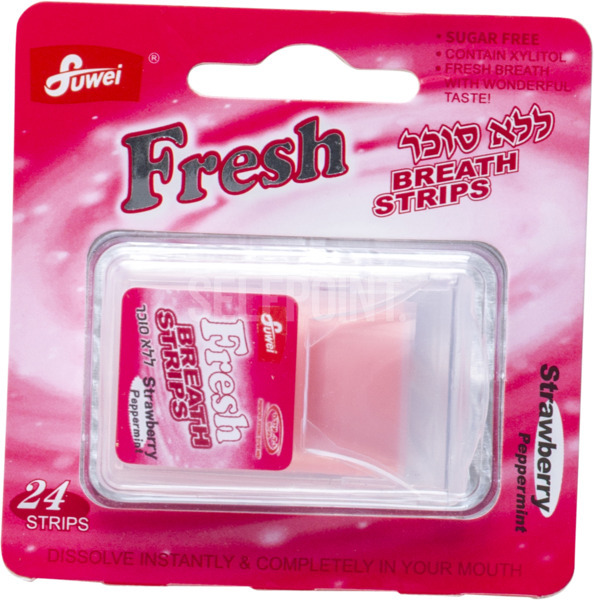 פרש - דפי מנטה תות אדום