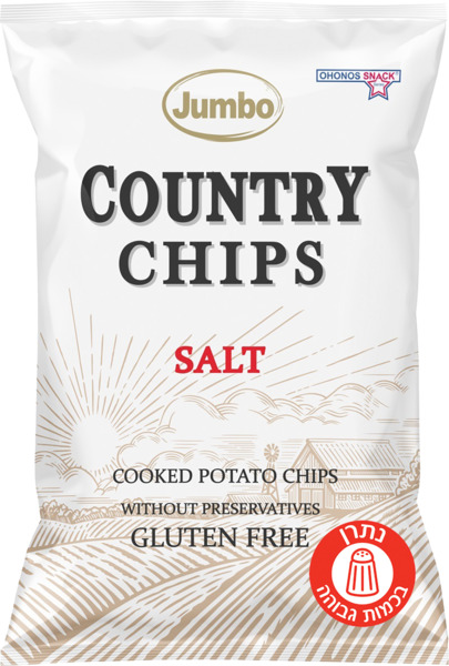 גמבו- ציפס קאנטרי מלוח  לל"ג 150ג