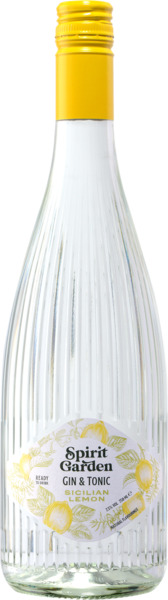 משקה כהלי  על בסיס גין & טוניק לימון 750