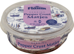Pepper Crust Matjes Herring