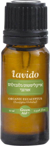 שמן אתרי אקליפטוס אורגני 10 מ`ל לבידו