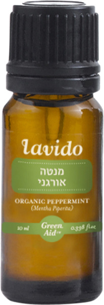 שמן אתרי מנטה אורגני 10 מ`ל לבידו