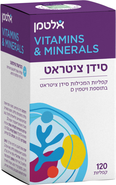 סידן ציטראט בתוספת ויטמין D